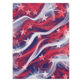 Amerikaanse vlag Aangepaste katoenen tablet Tafelkleed (Voorkant)