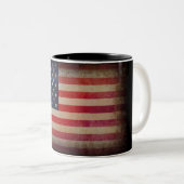Amerikaanse Vlag aangepaste Mok |Koffie, melk of t (Voorkant rechts)