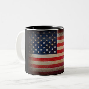 Amerikaanse Vlag aangepaste Mok  Koffie, melk of t
