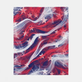 Amerikaanse vlag - Aangepaste rugzak Fleece Deken (Voorkant)