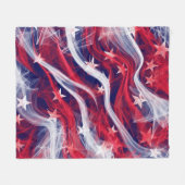 Amerikaanse vlag - Aangepaste rugzak Fleece Deken (Voorkant (Horizontaal))