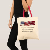 Amerikaanse Vlag Aanpasbare Tas (Voorkant (product))