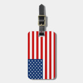 Amerikaanse vlag aanpassen bagagelabel (Voorkant verticaal)
