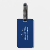 Amerikaanse vlag aanpassen bagagelabel (Achterkant verticaal)