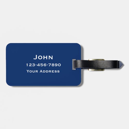 Amerikaanse vlag aanpassen bagagelabel (Achterkant horizontaal)