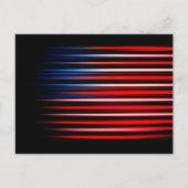 Amerikaanse vlag Abstract gestreept Briefkaart (Voorkant)