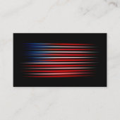 Amerikaanse vlag Abstract gestreept Visitekaartje (Voorkant)