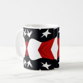 Amerikaanse vlag Abstract Koffiemok (Voorkant links)