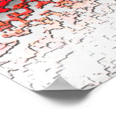 Amerikaanse vlag Abstract Poster (Hoek)