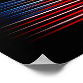 Amerikaanse vlag Abstract Poster (Hoek)