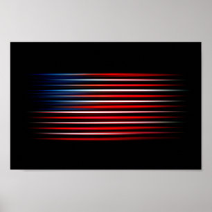 Amerikaanse vlag Abstract Poster