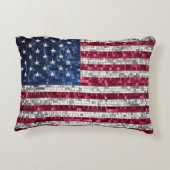 Amerikaanse vlag accent kussen (Achterkant)