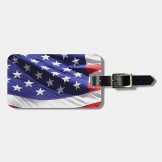 Amerikaanse vlag — Achtergrond Bagagelabel
