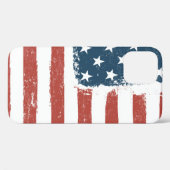 Amerikaanse vlag-achtergrond. Rasterversie. H Case-Mate iPhone Case (Achterkant (horizontaal))