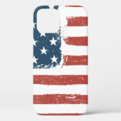 Amerikaanse vlag-achtergrond. Rasterversie. H Case-Mate iPhone Case (Achterkant)