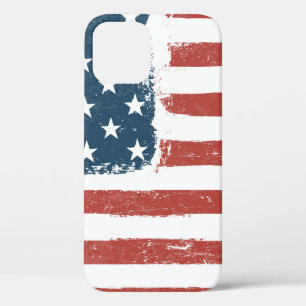 Amerikaanse vlag-achtergrond. Rasterversie. H Case-Mate iPhone Case