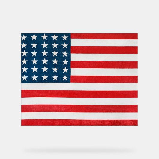 Amerikaanse vlag acryl bord (Voorkant)