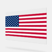 Amerikaanse vlag Acryl teken USA Patriottisch Acryl Bord (Hoek)