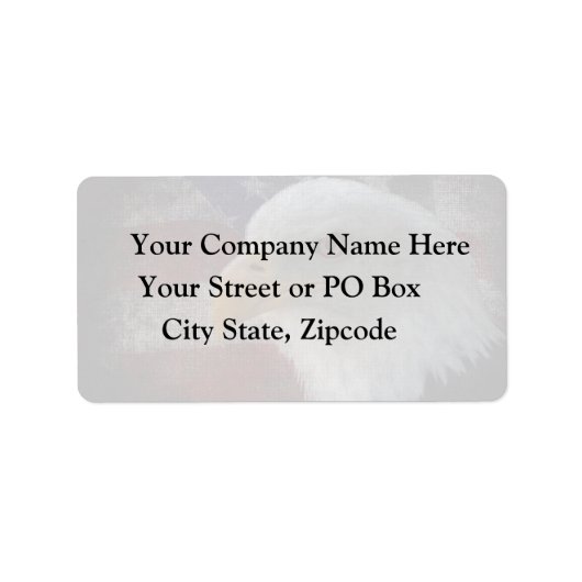 Amerikaanse vlag & adelaar etiket (Voorkant)