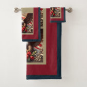 Amerikaanse Vlag Adelaar Patriottische Handdoekens Bad Handdoek (Insitu)