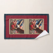 Amerikaanse Vlag Adelaar Patriottische Handdoekens Bad Handdoek (Handdoek)