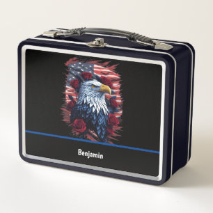 Amerikaanse Vlag Adelaar Rozen Rood Wit Blauw 
