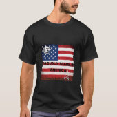 Amerikaanse Vlag Adelaar T-shirt (Voorkant)