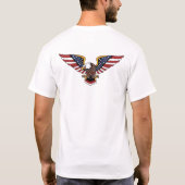 Amerikaanse Vlag Adelaar T-Shirt | Patriottische U (Achterkant)