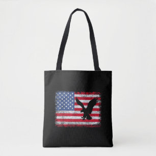 Amerikaanse Vlag Adelaar USA Tote Bag