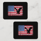 Amerikaanse Vlag Adelaar VS Visitekaartje (Voorkant / Achterkant)