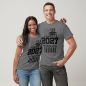 Amerikaanse Vlag Afstuderende Jaar 2027 T-shirt (Unisex)