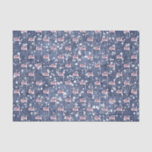 Amerikaanse vlag Aglow, ster spangled tissue papie Tissuepapier