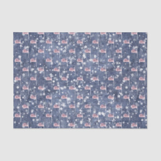 Amerikaanse vlag Aglow, ster spangled tissue papie Tissuepapier