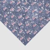 Amerikaanse vlag Aglow, ster spangled tissue papie Tissuepapier (Detail)