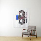 Amerikaanse vlag - Airborne Parachutist Wandkleed (In situ)