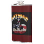 Amerikaanse vlag Airborne Wings Heupfles (Links)