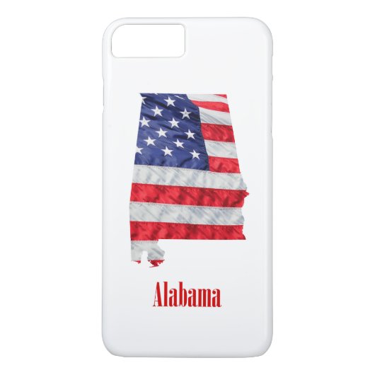 Amerikaanse Vlag Alabama Verenigde Staten Case-Mate iPhone Case (Achterkant)