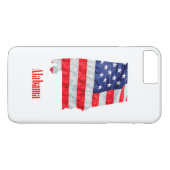 Amerikaanse Vlag Alabama Verenigde Staten Case-Mate iPhone Case (Achterkant (Horizontaal))