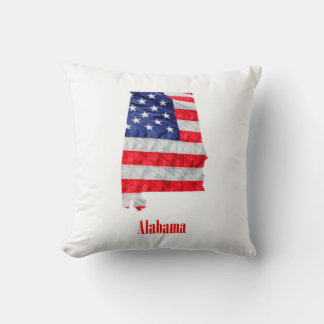 Amerikaanse Vlag Alabama Verenigde Staten Kussen