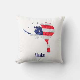 Amerikaanse vlag Alaska Verenigde Staten Kussen