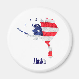 Amerikaanse vlag Alaska Verenigde Staten Magneet