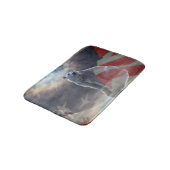 Amerikaanse vlag Alaskan Polar Beer Badmat (Gekanteld)