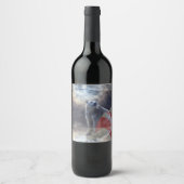 Amerikaanse vlag Alaskan Polar Beer Wijn Etiket (Voorkant)