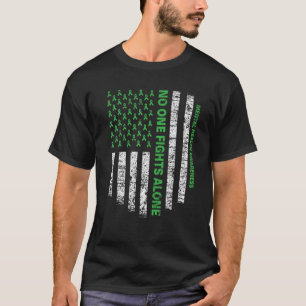 Amerikaanse vlag Alone Mental Health Awareness No T-shirt