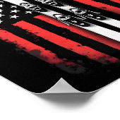 Amerikaanse vlag alpineskiër _1 poster (Hoek)