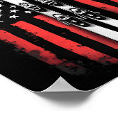 Amerikaanse vlag alpineskiër _5 poster (Hoek)