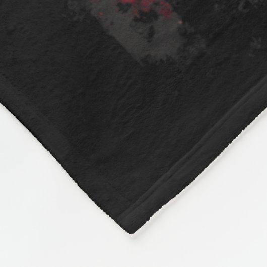 Amerikaanse vlag alpineskiër fleece deken (Hoek)