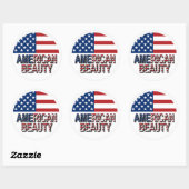 Amerikaanse vlag - American Beauty Sticker (Vel)