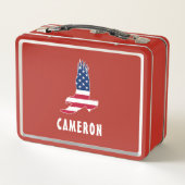 Amerikaanse vlag American Eagle America 4 juli naa (Achterkant)