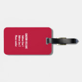 Amerikaanse vlag American Eagle America 4 juli naa Bagagelabel (Achterkant horizontaal)